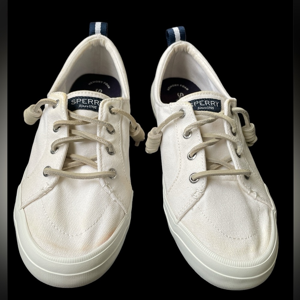 Sneakers SPERRY Since 1935 White Color TopSider Memory Foam Size8.5 Women’s 0251